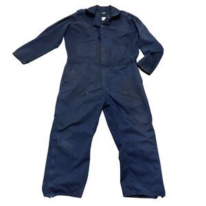 VTG Key Mens Jumpsuit Mechanic Coveralls Para Suit Blue Made in‎ USA Blue Collar